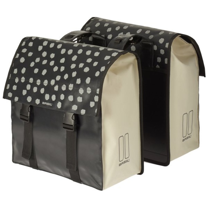 Basil TAS BAS DUBBEL URBAN LOAD UB BLACK/WHITE 48-53L