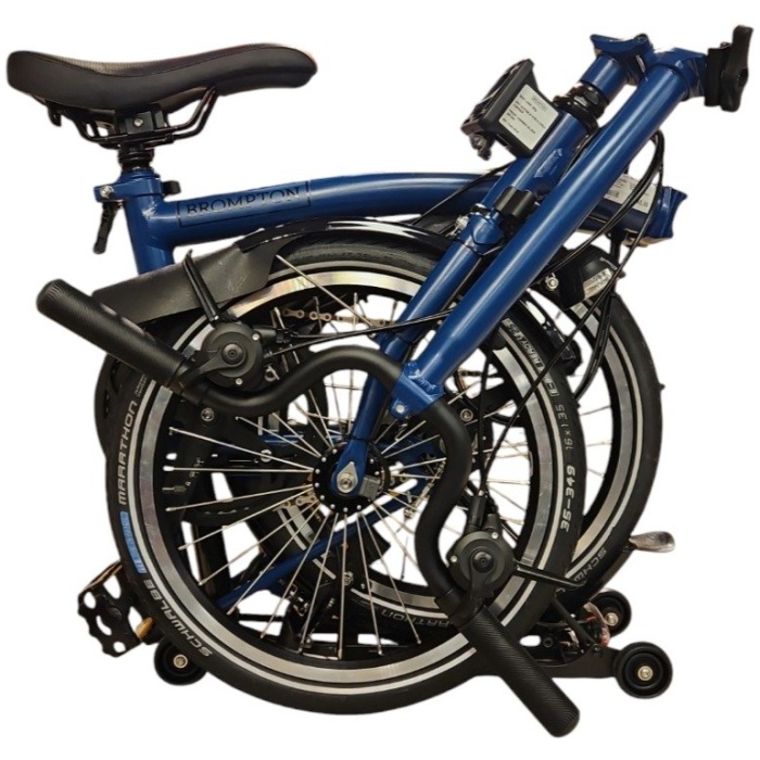 Brompton C-Line H6R dynamo 2024-uni-Ocean Blue - Afbeelding 2