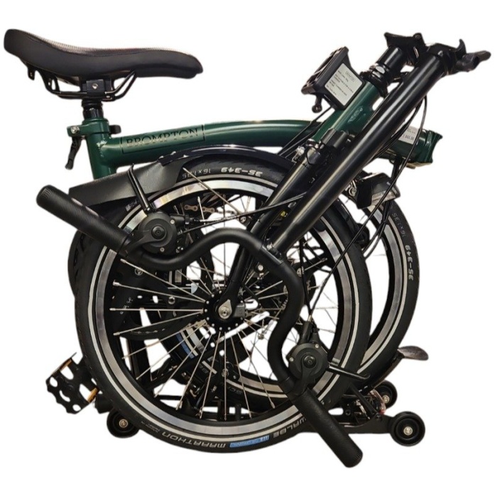 Brompton C-Line H6R dynamo 2024-uni-Racing Green - Afbeelding 2