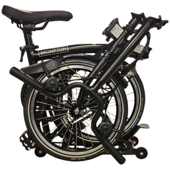 Brompton C-Line H6R dynamo 2024-uni-Black Mat - Afbeelding 2