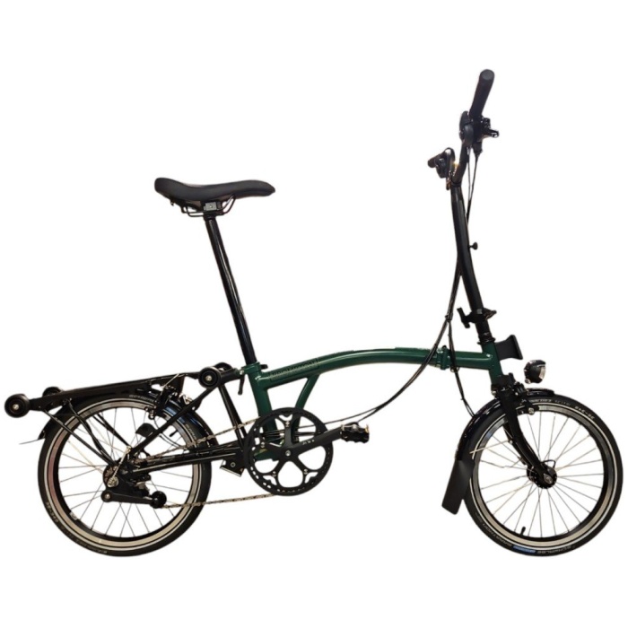 Brompton C-Line H6R dynamo 2024-uni-Racing Green