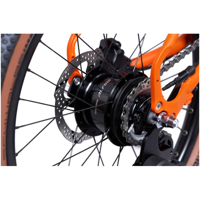 Brompton **NIEUW** G-Line Disc Alfine 54-406 2025-Orange - Afbeelding 4