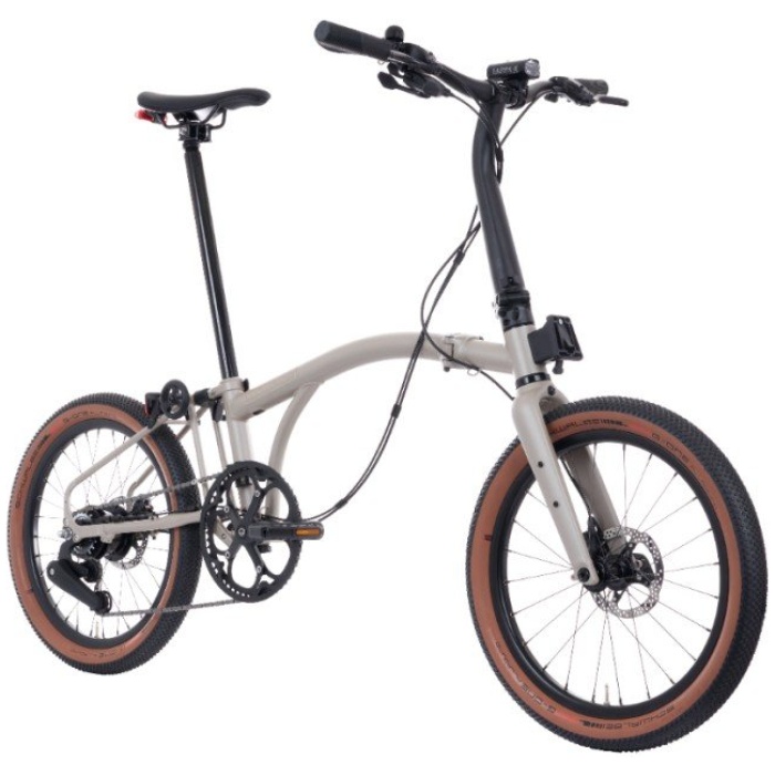 Brompton **NIEUW** G-Line Disc Alfine 54-406 2025-Traildust White - Afbeelding 2