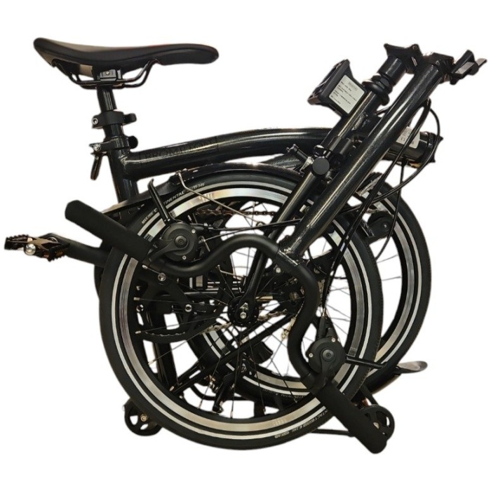 Brompton P-Line H12R Reflector / Telescoop 2024-Midnight Black Metallic - Afbeelding 2