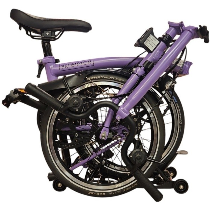 Brompton C-Line H6R dynamo 2024-Pop Lila Mat - Afbeelding 2